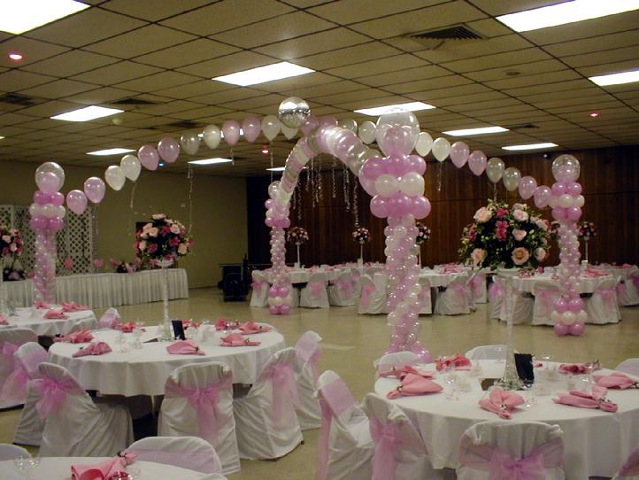 Balloon Decorations For Wedding And Bridal Showers